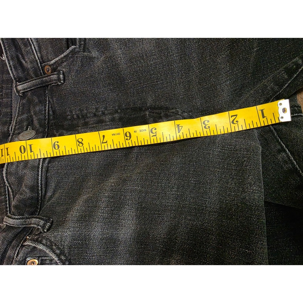 American Eagle Airflex+ Mens Washed Black Denim‎ Jeans 34x29 Stretch 5-Pocket - Picture 14 of 14